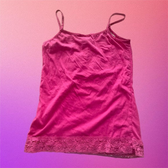 PINK LACE Y2K CAMI TOP💕 - Picture 3 of 3